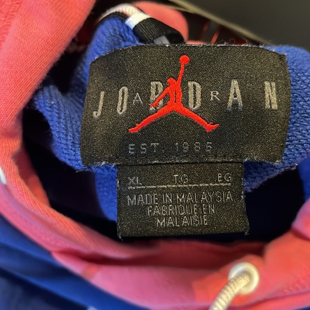 Nike-XL- Air Jordan 90s retro color blocked, hoodie,long sleeve, swish, Jumpman. - Picture 8 of 14